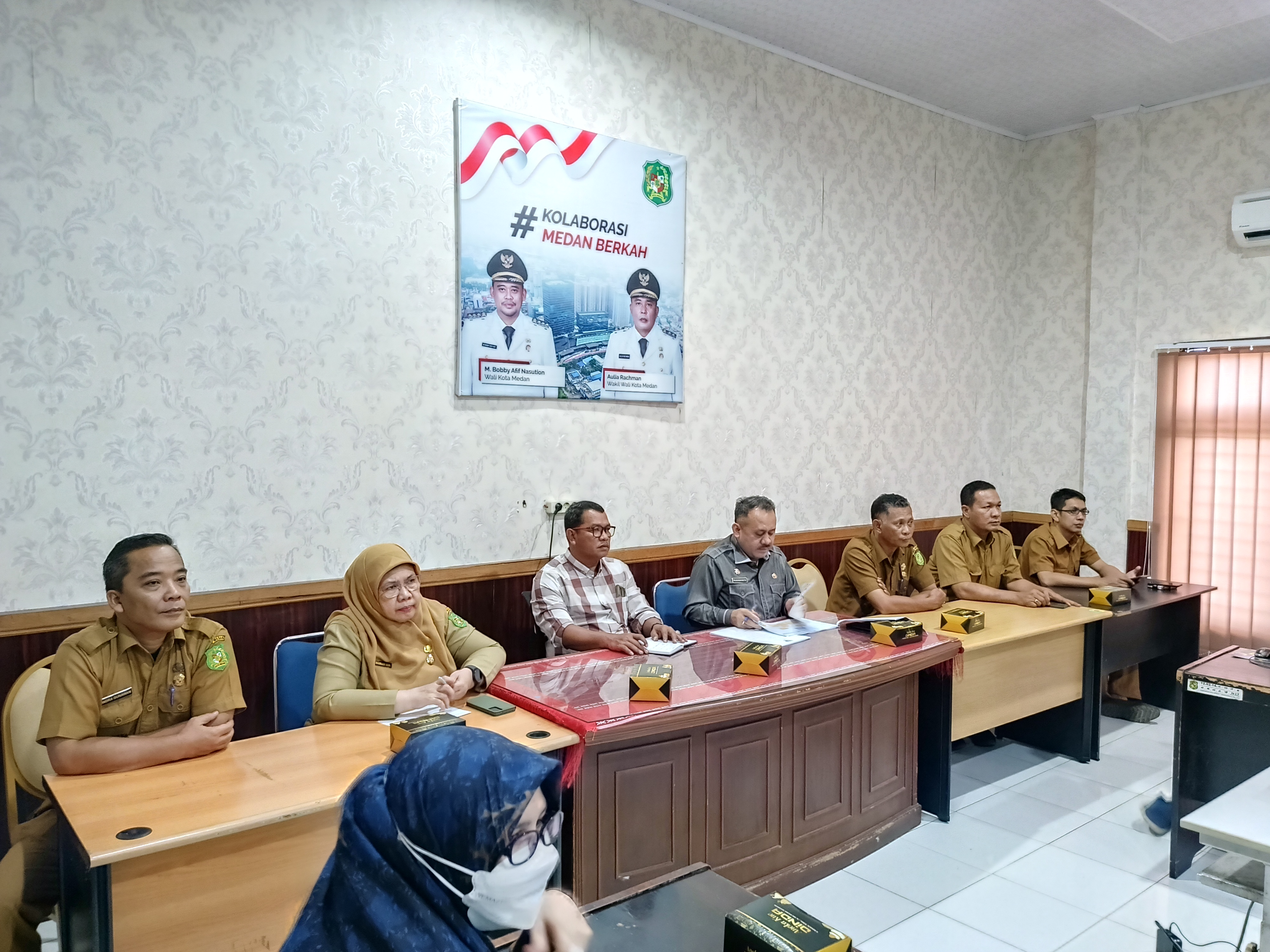 Menerima Audiensi dengan Anggota Legislasi DPRK dan Bappeda Kabupaten Aceh Jaya dalam Rangka membahas RanPerda Inovasi Daerah